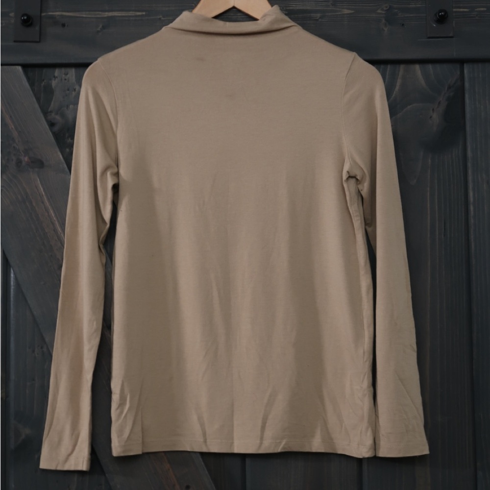 Oak + Fort Camel mock-neck